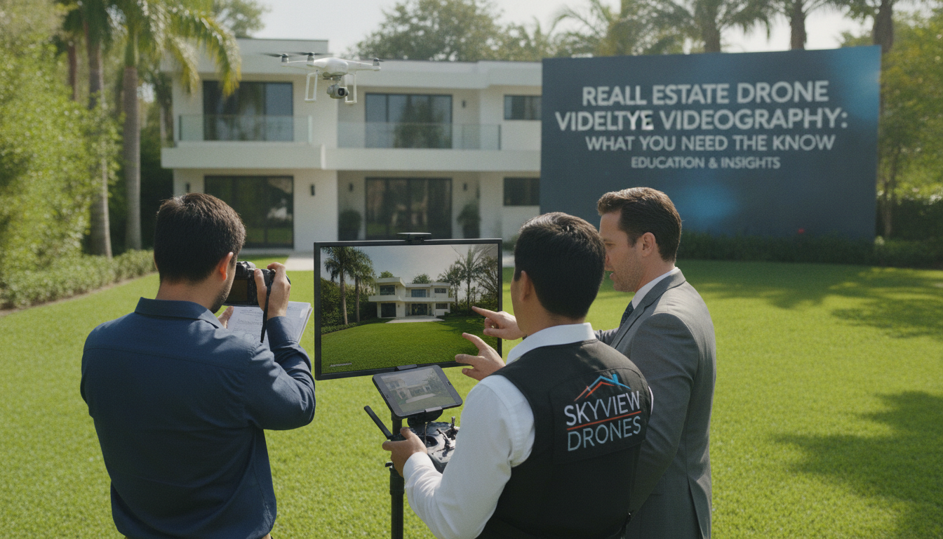 Real estate drone videography — what you need to know