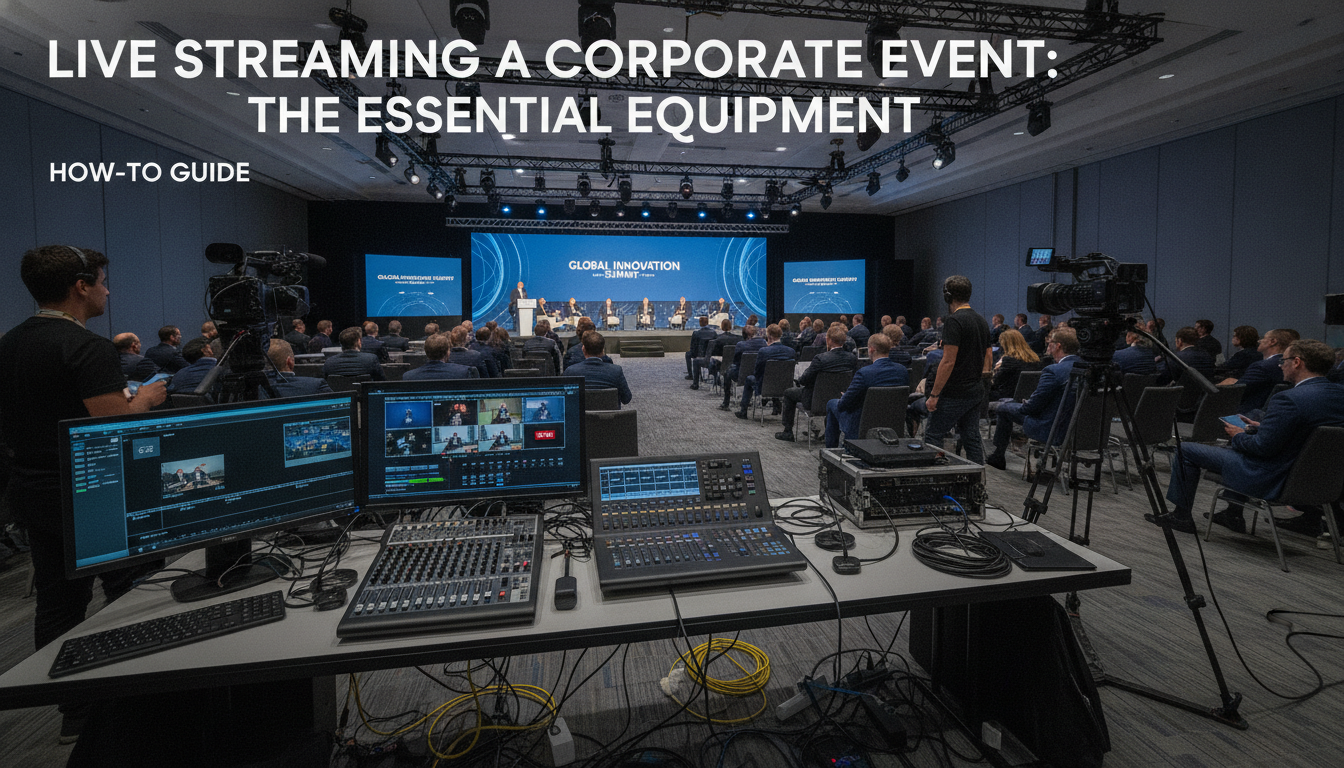 Live streaming a corporate event — what equipment do I need