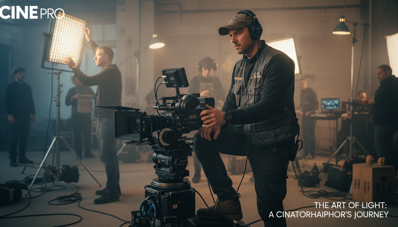 How do I plan a corporate brand film from kickoff to delivery — Plan Corporate Brand Film Kickoff featured image: Photorealistic editorial-magazine on-set scene: A professional cinematographer, mid-